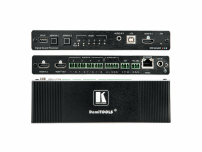 Kramer DSP-62-AEC 6x2 PoE Audio Matrix with DSP and AEC