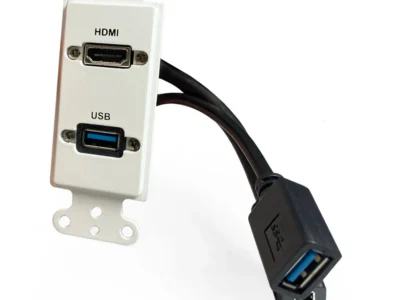 Gigatron WP-128 HDMI Wall Plate – HDMI Only Room Connectivity Interface