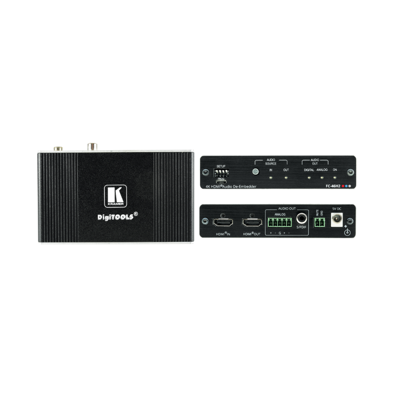 Kramer FC-46H2 4K HDR HDMI Audio De–embedder