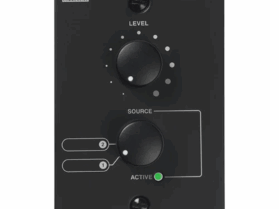 JBL CSR-V/BLK Wall-Mount Volume Controller – Single Button (Black)