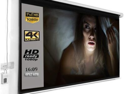 123 Inch Motorized Projector Screen